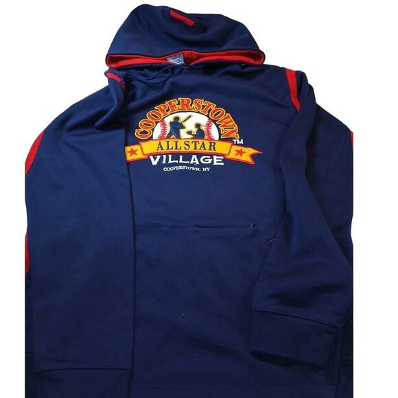 Cooperstown All Star Village Embroidered Hoodie - Size Small - Picture 1 of 3